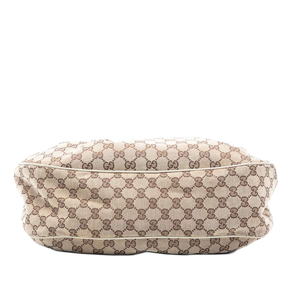 Gucci GG Canvas Sukey Shoulder Bag Beige Good condition - Inside View