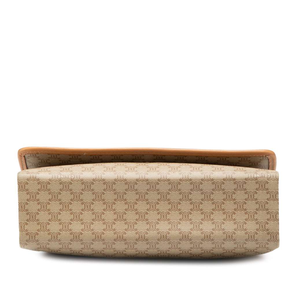 Celine Macadam Coated Canvas Crossbody Beige Good condition - Inside View