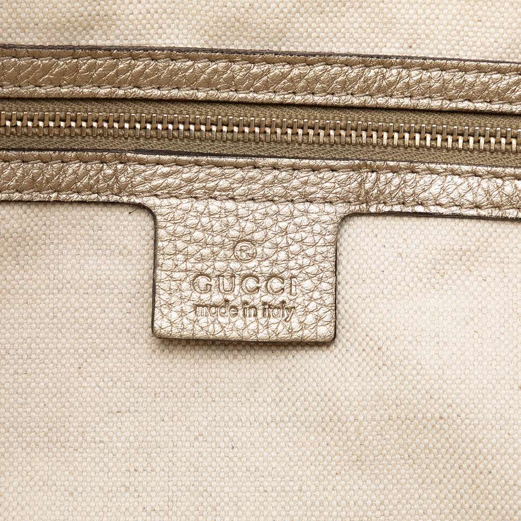 Gucci Large GG Canvas Bella Shoulder Bag Beige Good condition - Box View