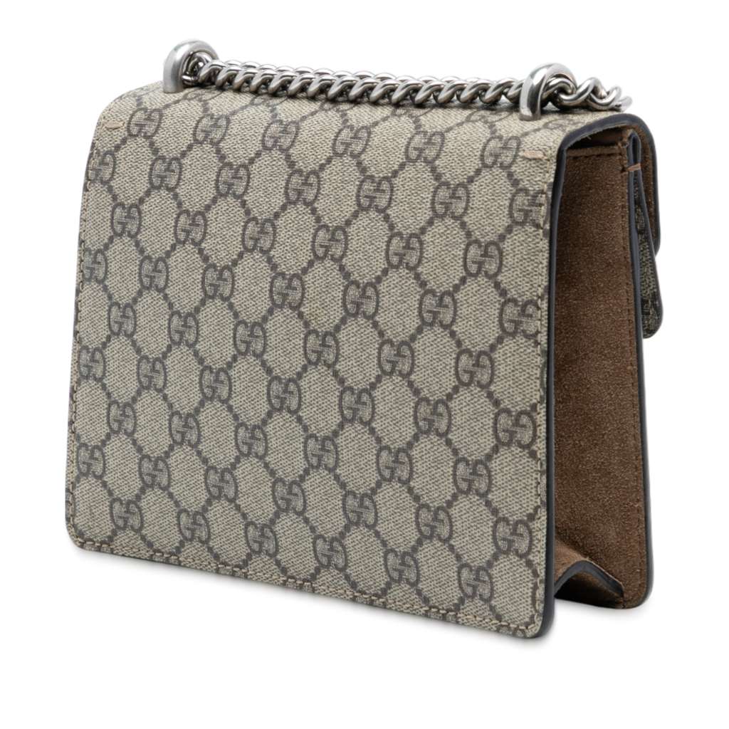Gucci Small GG Supreme Dionysus Crossbody Beige Good condition - Back View