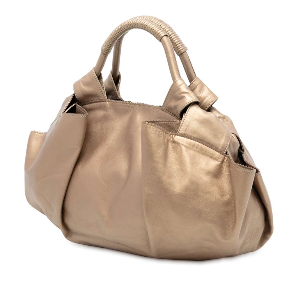 Loewe Nappa Aire Gold Leather Good condition - Back View