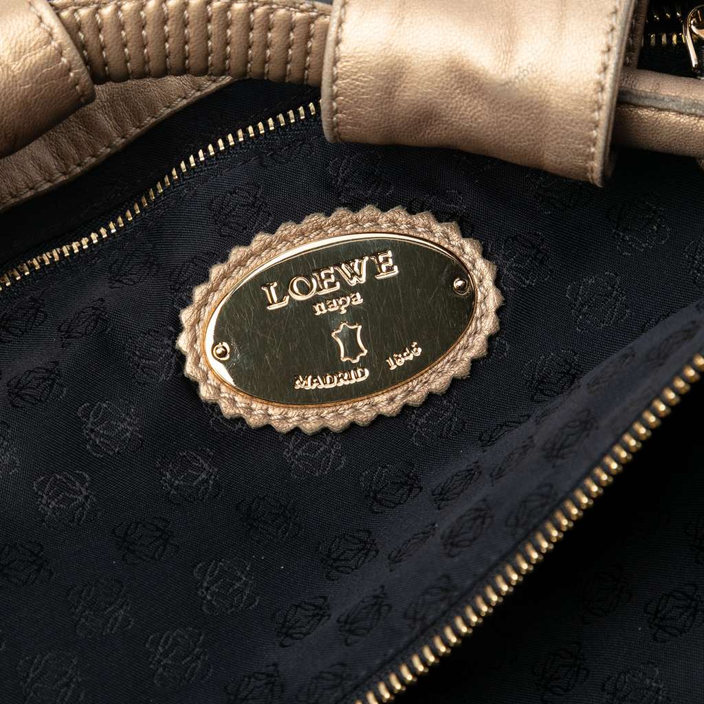 Loewe Nappa Aire Gold Leather Good condition - Box View