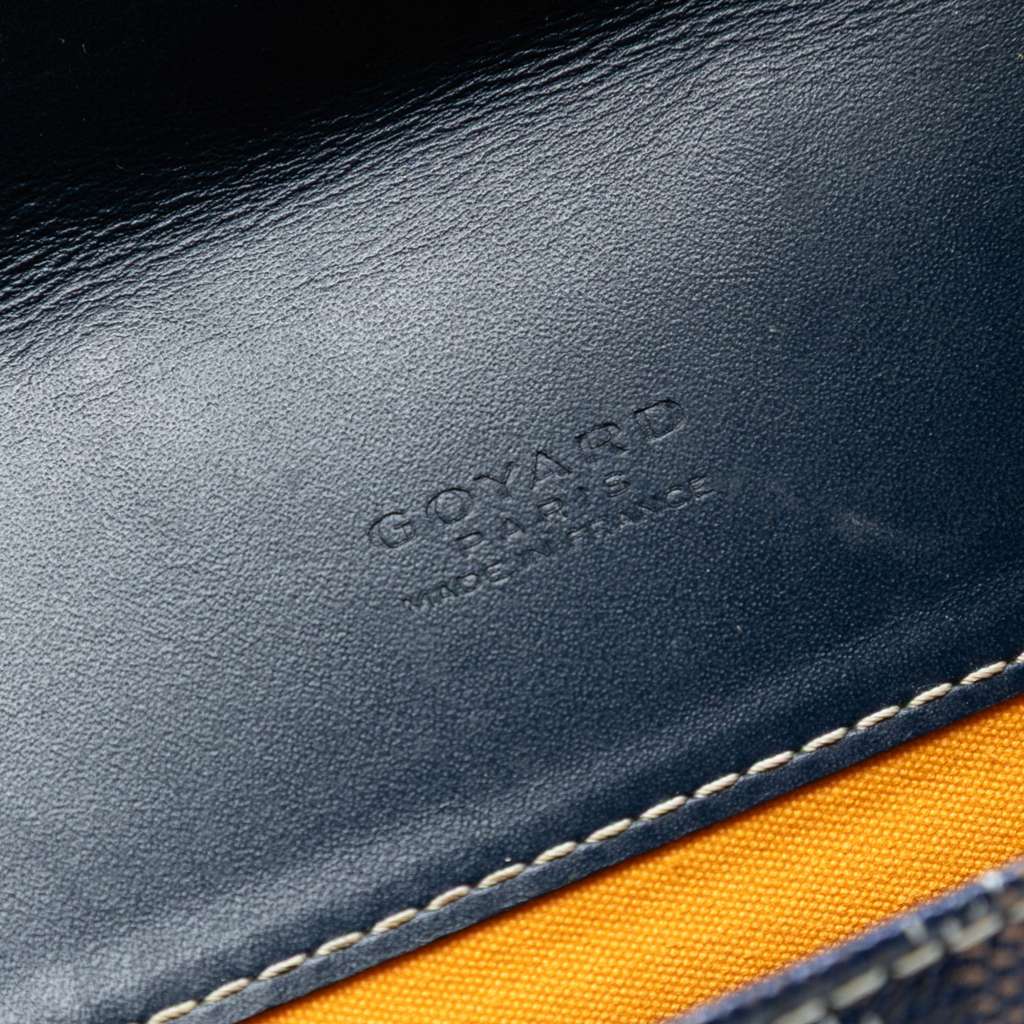 Goyard Goyardine Camondo II Blue Canvas Good condition - Box View