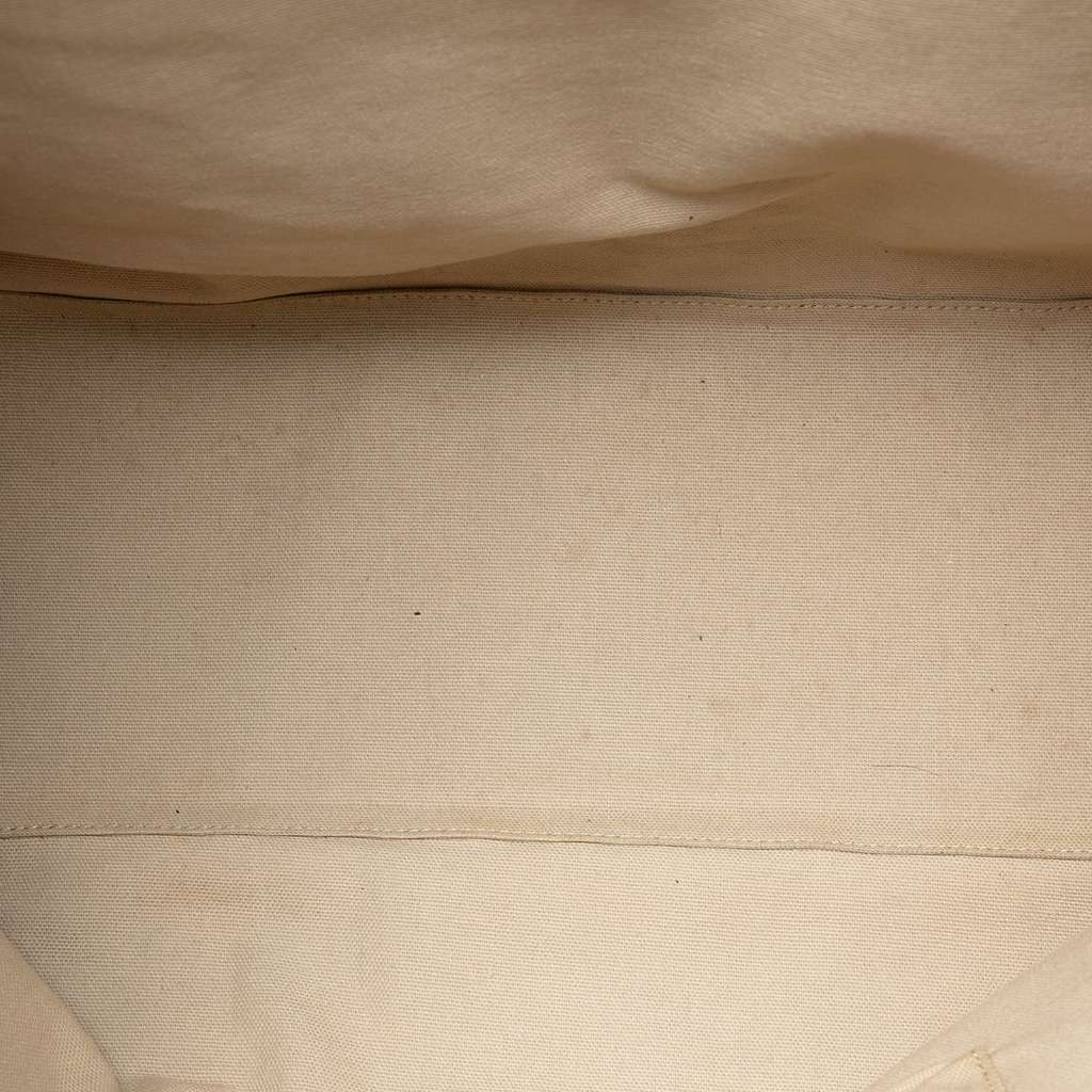 Burberry Mega Check Canvas Tote Beige Good condition - Model View