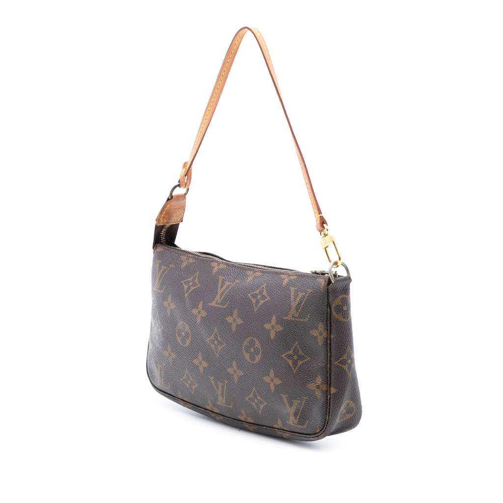 Louis Vuitton Monogram Pochette Accessoires Brown Good condition - Back View
