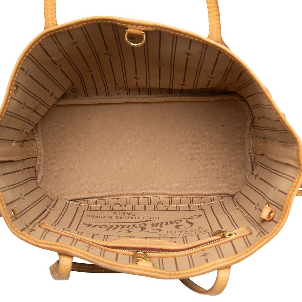 Louis Vuitton Monogram Neverfull PM Brown Fair condition - Model View