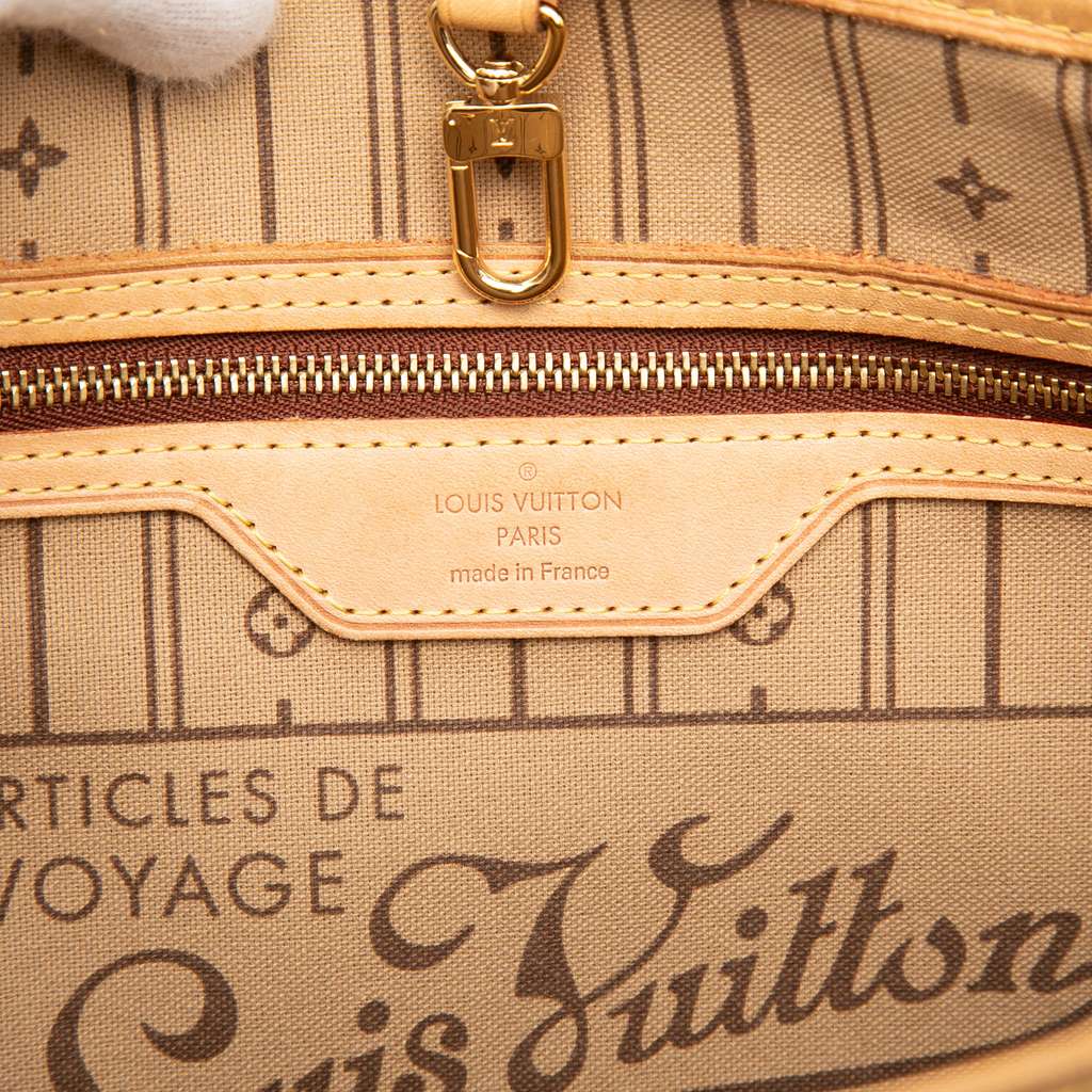 Louis Vuitton Monogram Neverfull PM Brown Fair condition - Box View