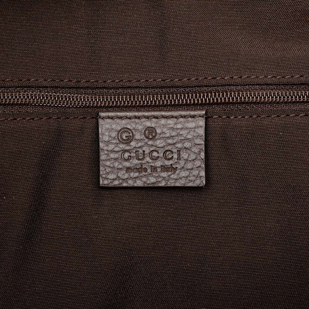 Gucci Leather Bamboo Satchel Brown Leather Good condition - Box View