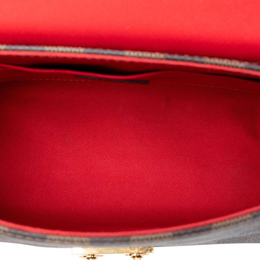 Louis Vuitton Damier Ebene Croisette Brown Good condition - Model View