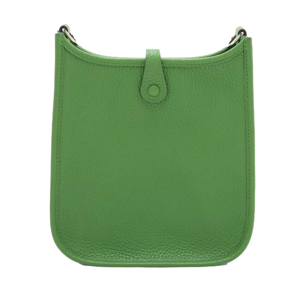 Hermès Clemence Evelyne 16 Amazone Green Leather Good condition - Back View