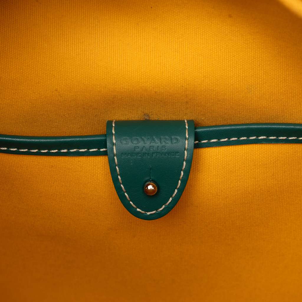 Goyard Goyardine Ambassade MM Green Canvas Good condition - Box View