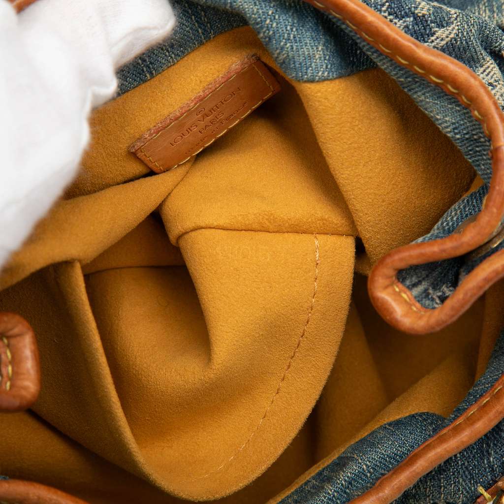Louis Vuitton Monogram Denim Pleaty Blue Denim Good condition - Box View
