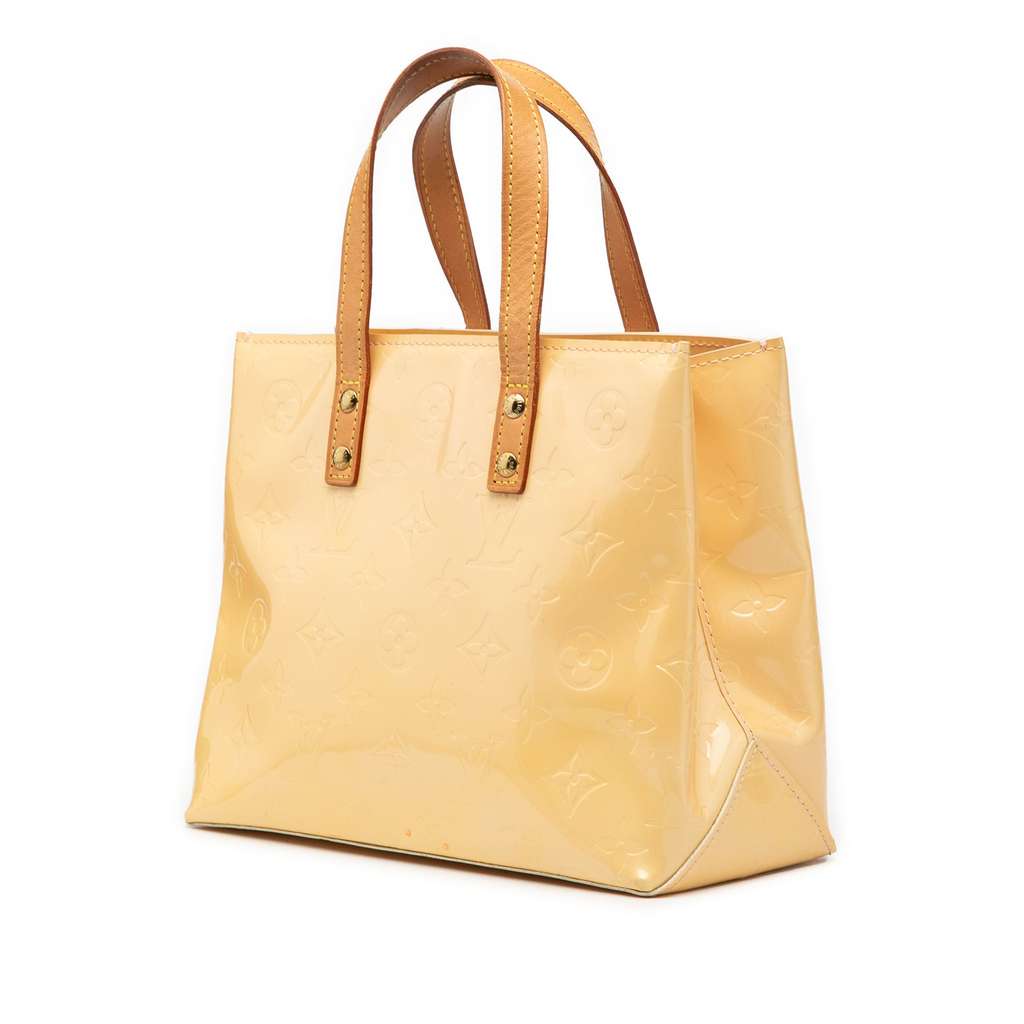 Louis Vuitton Monogram Vernis Reade PM Beige Leather Good condition - Back View
