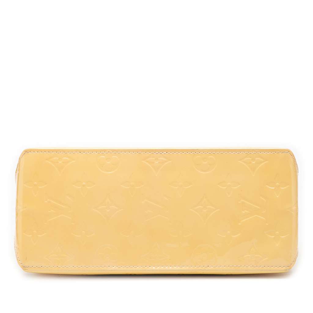 Louis Vuitton Monogram Vernis Reade PM Beige Leather Good condition - Inside View