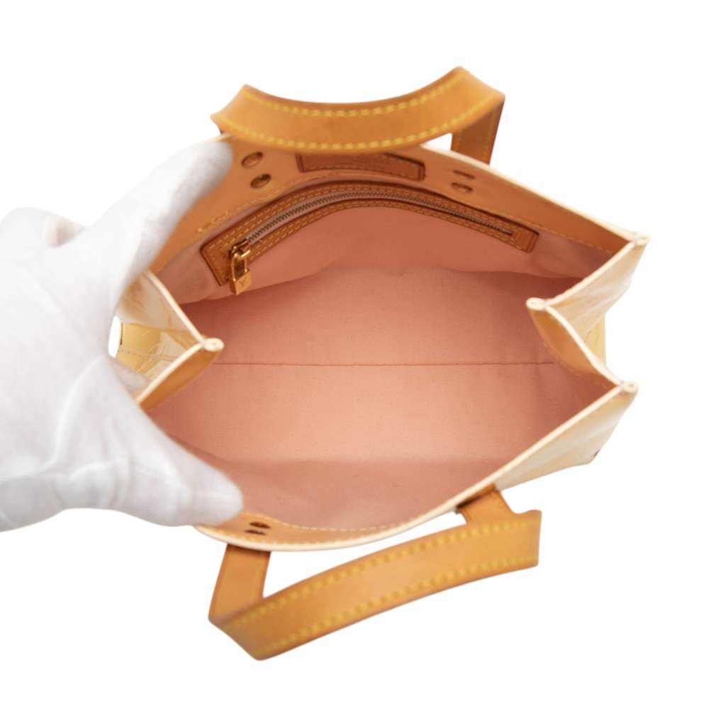 Louis Vuitton Monogram Vernis Reade PM Beige Leather Good condition - Model View