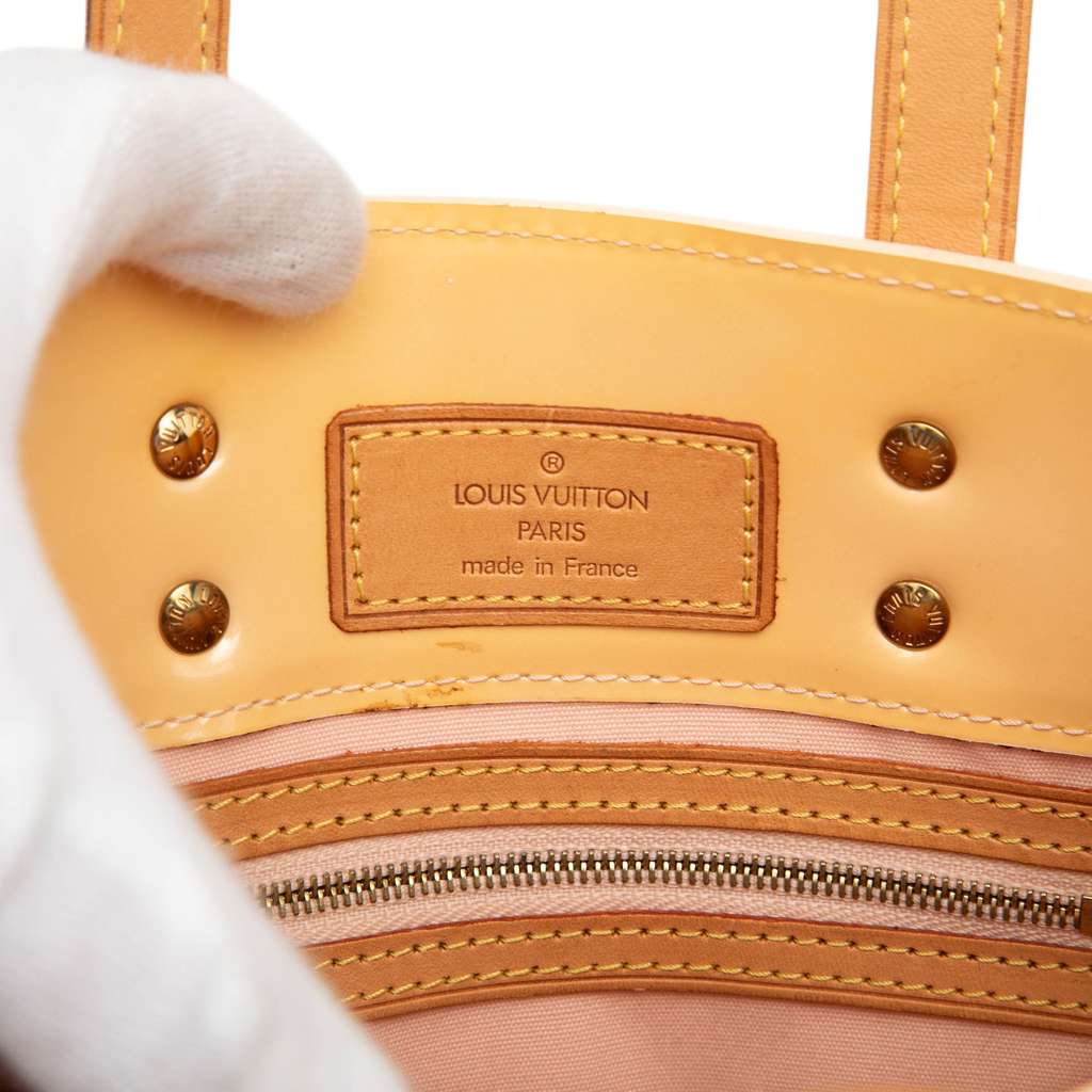 Louis Vuitton Monogram Vernis Reade PM Beige Leather Good condition - Box View