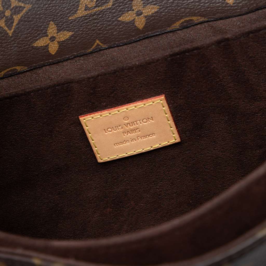 Louis Vuitton Monogram Pochette Metis Brown Good condition - Box View