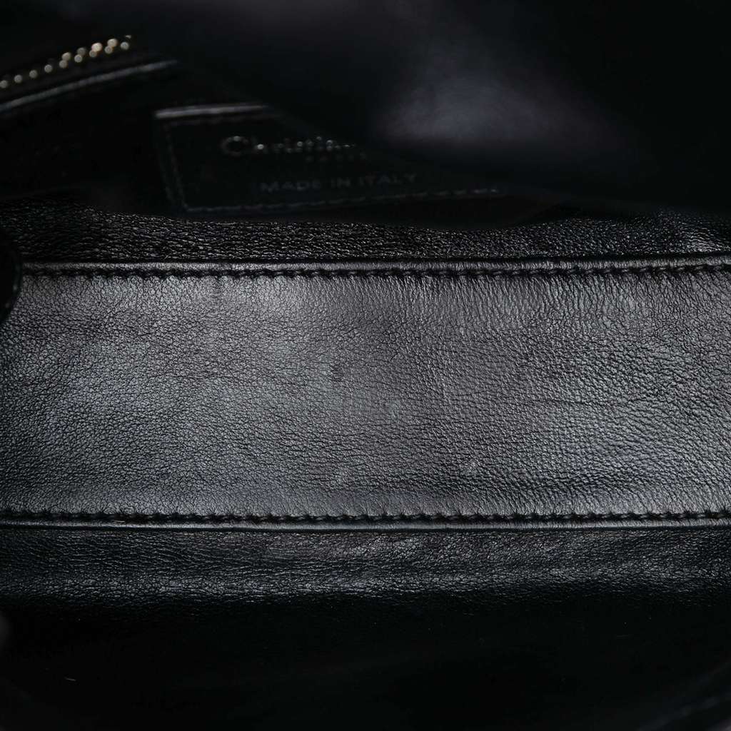 Dior Mini Pony Hair Leopard Print Lady Dior Beige Good condition - Model View