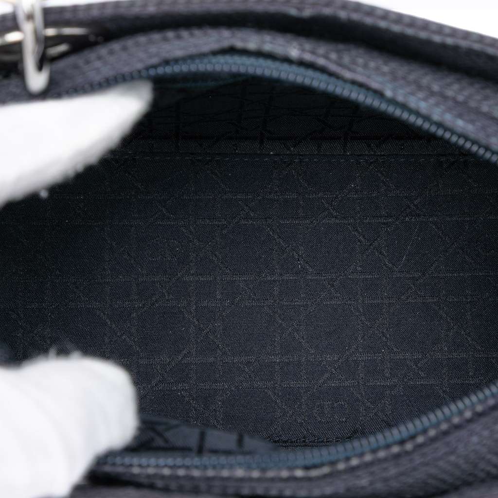 Dior Medium Nylon Lady Dior Blue Good condition - Model View