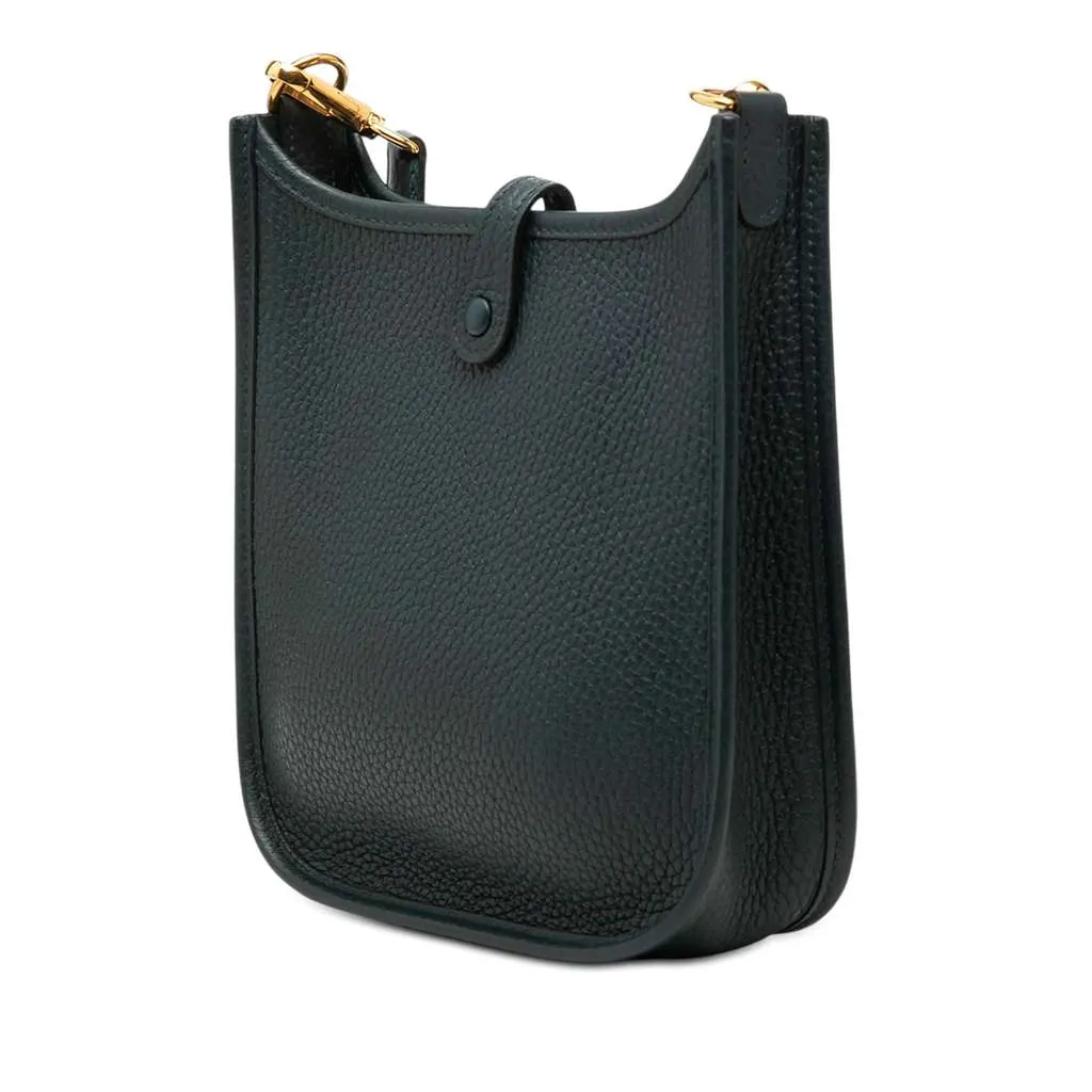 Hermès Clemence Evelyne 16 Amazone Green Leather Good - Back View