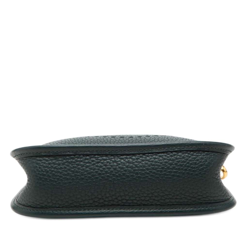 Hermès Clemence Evelyne 16 Amazone Green Leather Good condition - Inside View