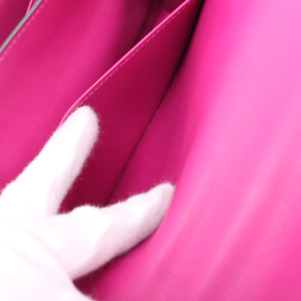 Hermès Mini Swift Constance 18 Pink Leather Good condition - Box View