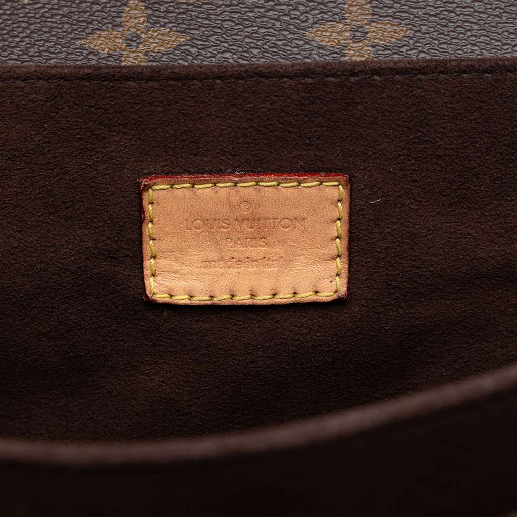 Louis Vuitton Monogram Pochette Metis Brown Good condition - Box View