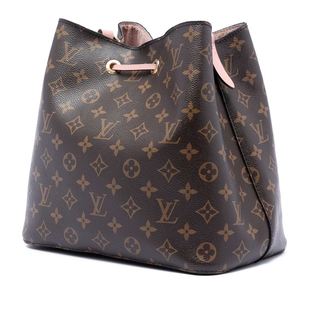 Louis Vuitton Monogram Neonoe MM Brown Good condition - Back View