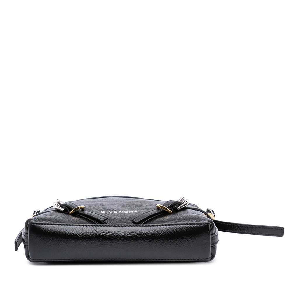 Givenchy Nano Leather Voyou Satchel Black Leather Good condition - Inside View