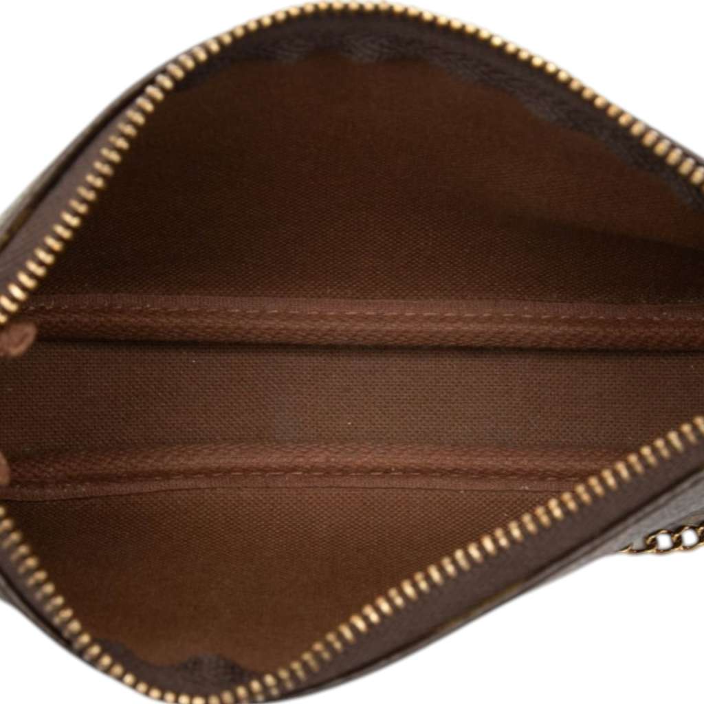 Louis Vuitton Monogram Mini Pochette Accessoires Brown Good condition - Model View