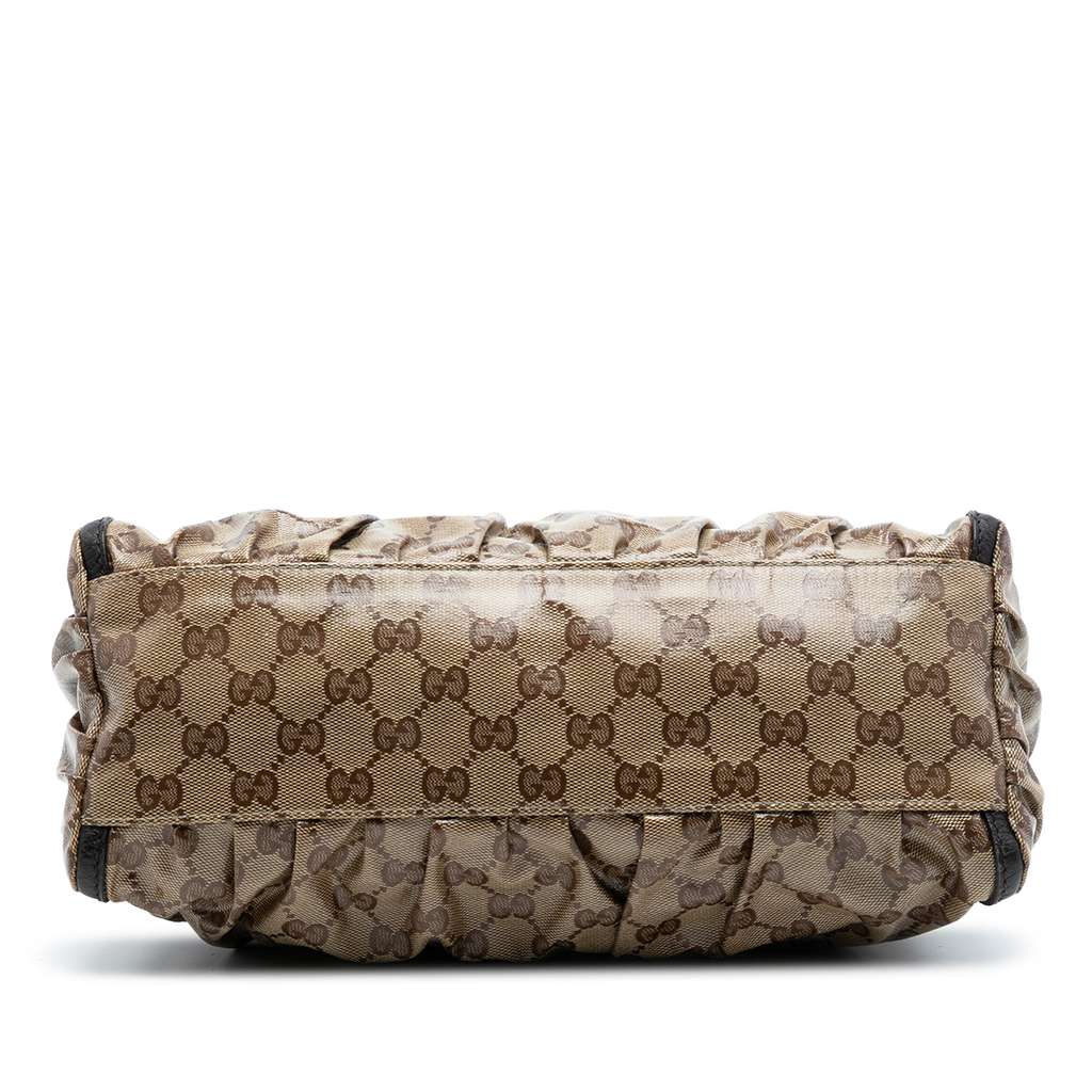 Gucci GG Crystal Abbey D Ring Shoulder Bag Beige Fair condition - Inside View