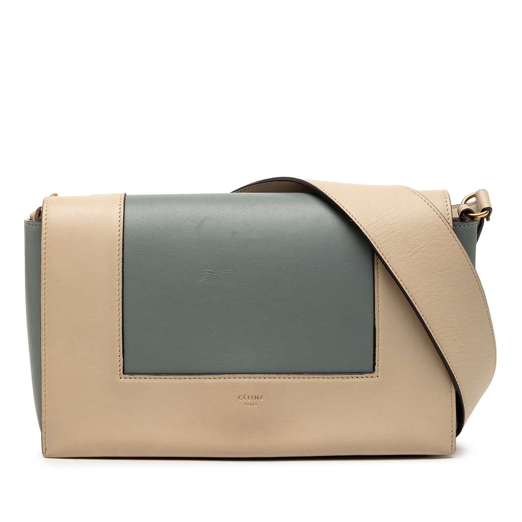 Celine حقيبة كتف بإطار جلدي
