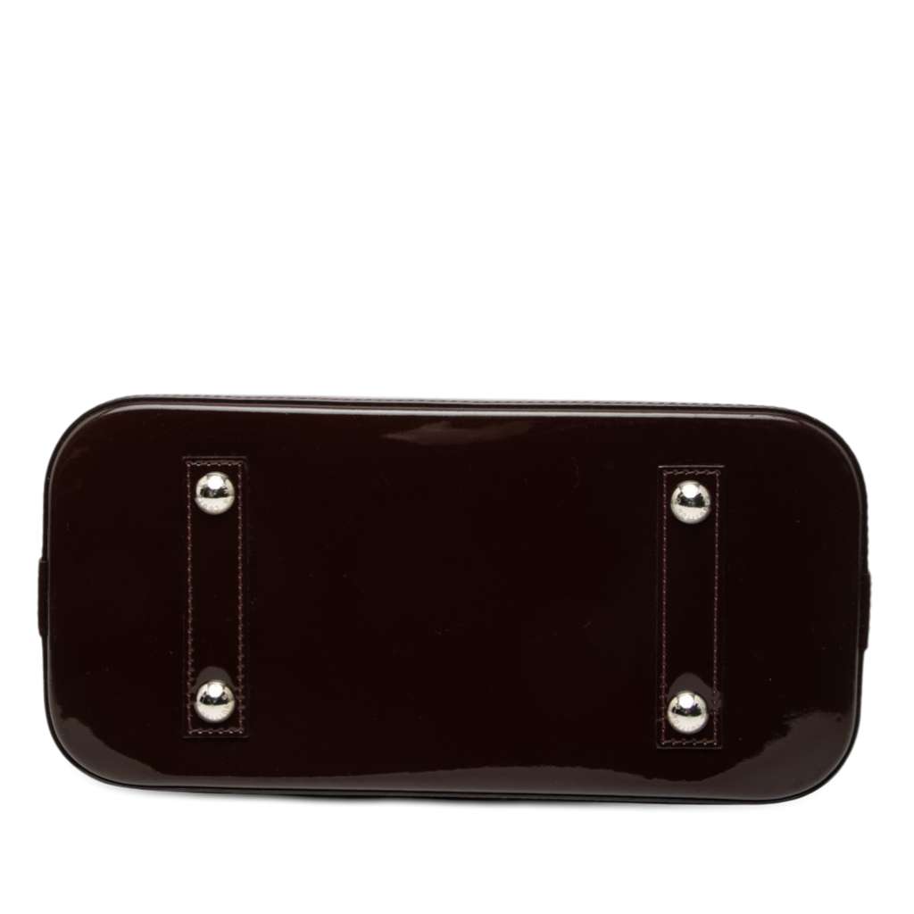 Louis Vuitton Electric Epi Alma PM Purple Leather Good condition - Inside View