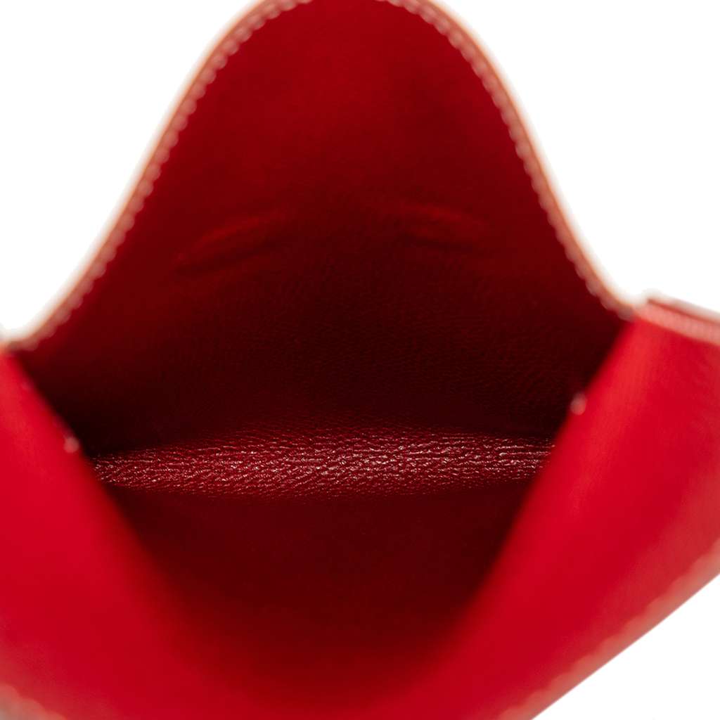 Hermès Courchevel Amelie Red Leather Good condition - Model View