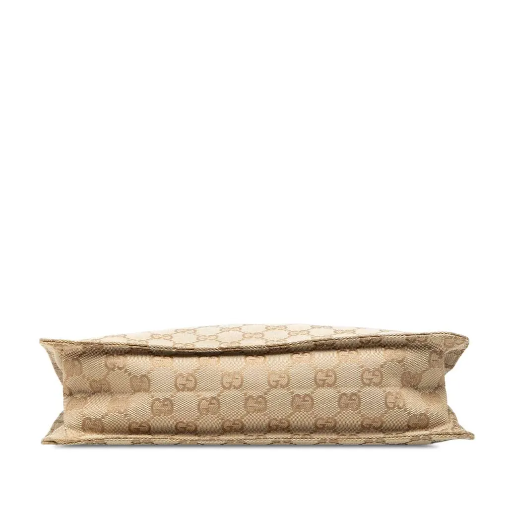 Gucci GG Canvas Eclipse Crossbody Beige Good - Inside View