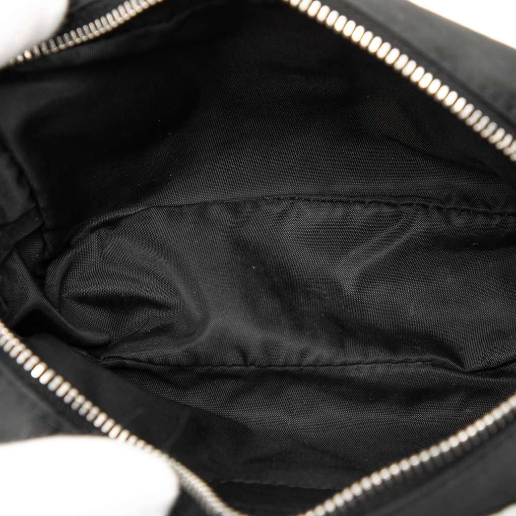 Dior Nylon Cannage Charm Trousse Cosmetic Bag Black Good condition - Model View