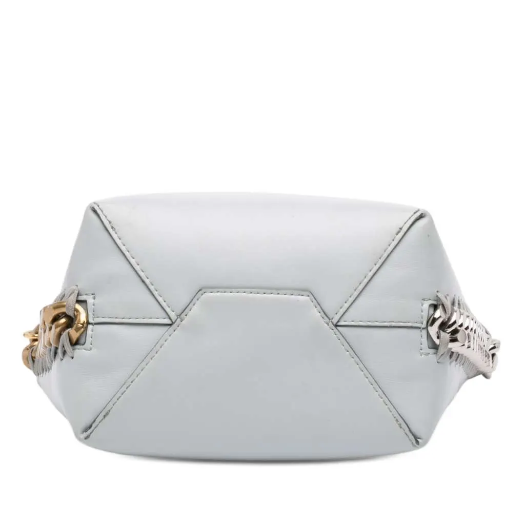 Stella Mccartney Alter Mat Frayme Bucket Bag White Polyester Very good - Inside View