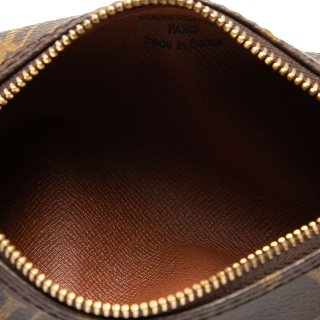 Louis Vuitton Monogram Papillon Pochette Brown Fair condition - Model View