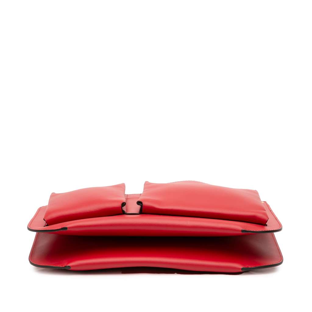 Marni Leather Pocket Crossbody Red Leather Good condition - Inside View