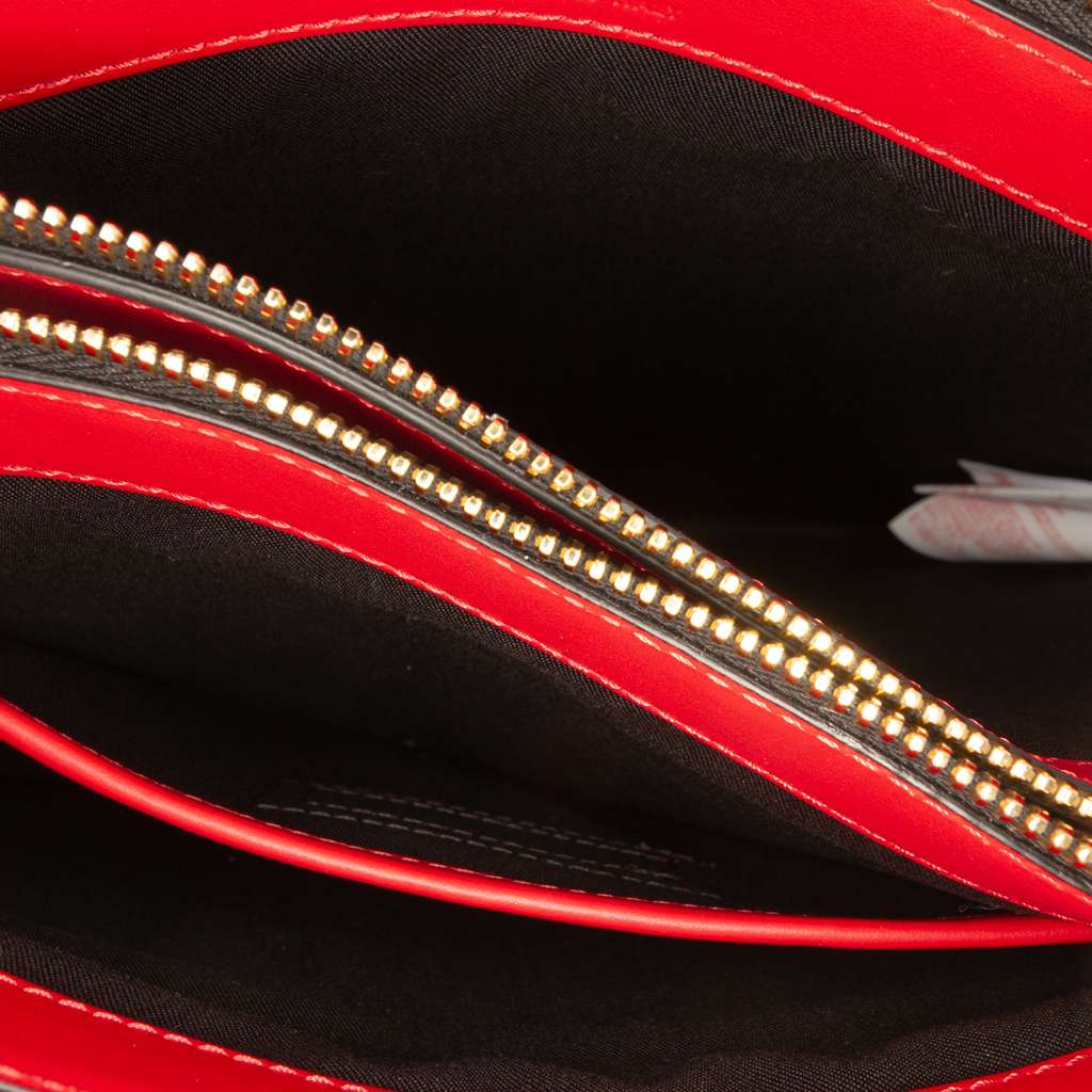 Marni Leather Pocket Crossbody Red Leather Good condition - Model View