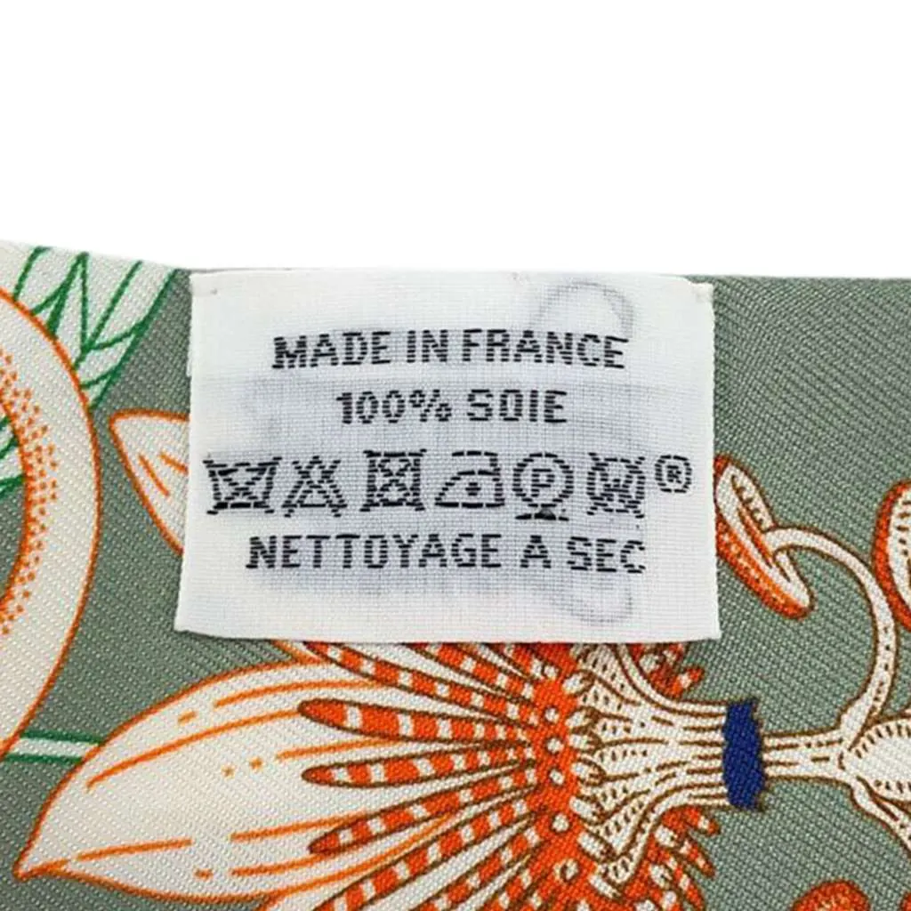 Hermès Precious Paradise Silk Twilly Scarf Blue Silk Good - Model View