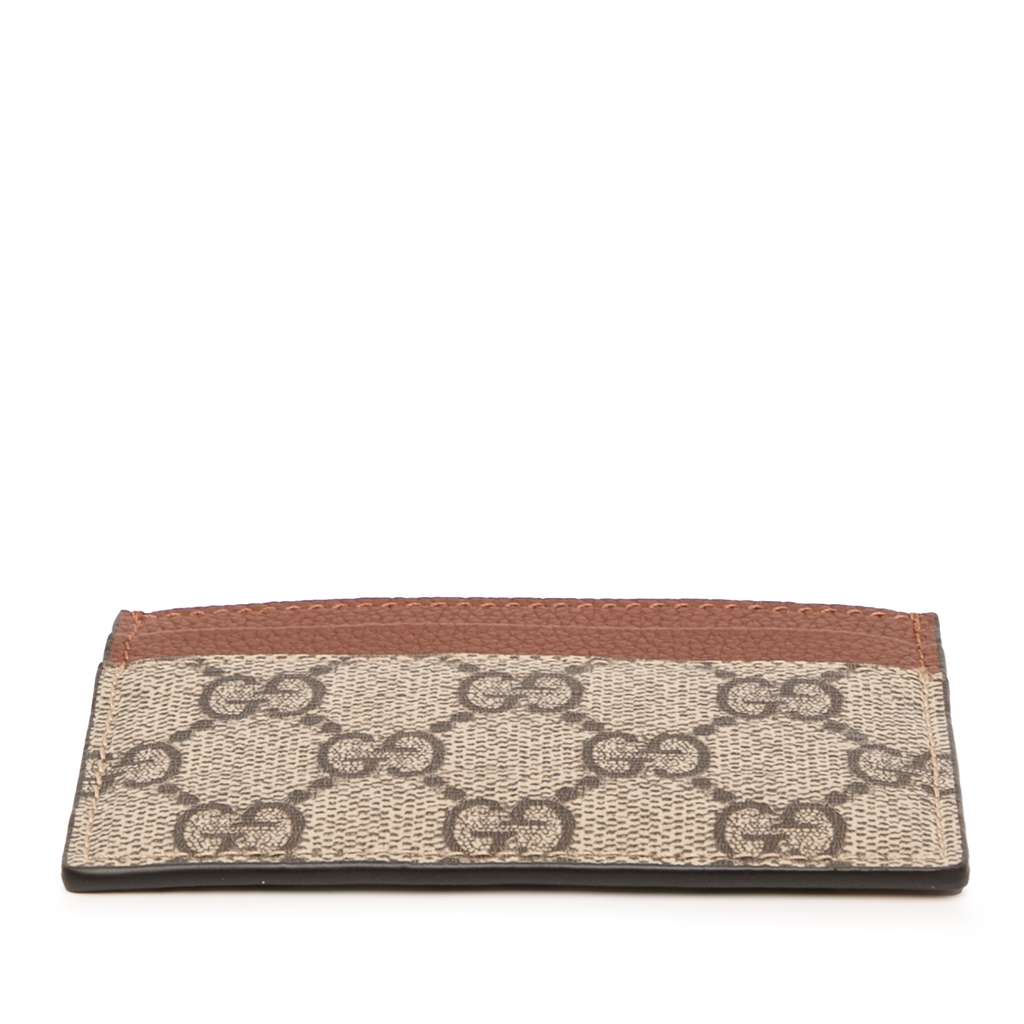 Gucci GG Supreme Card Holder Beige Very good condition - Inside View