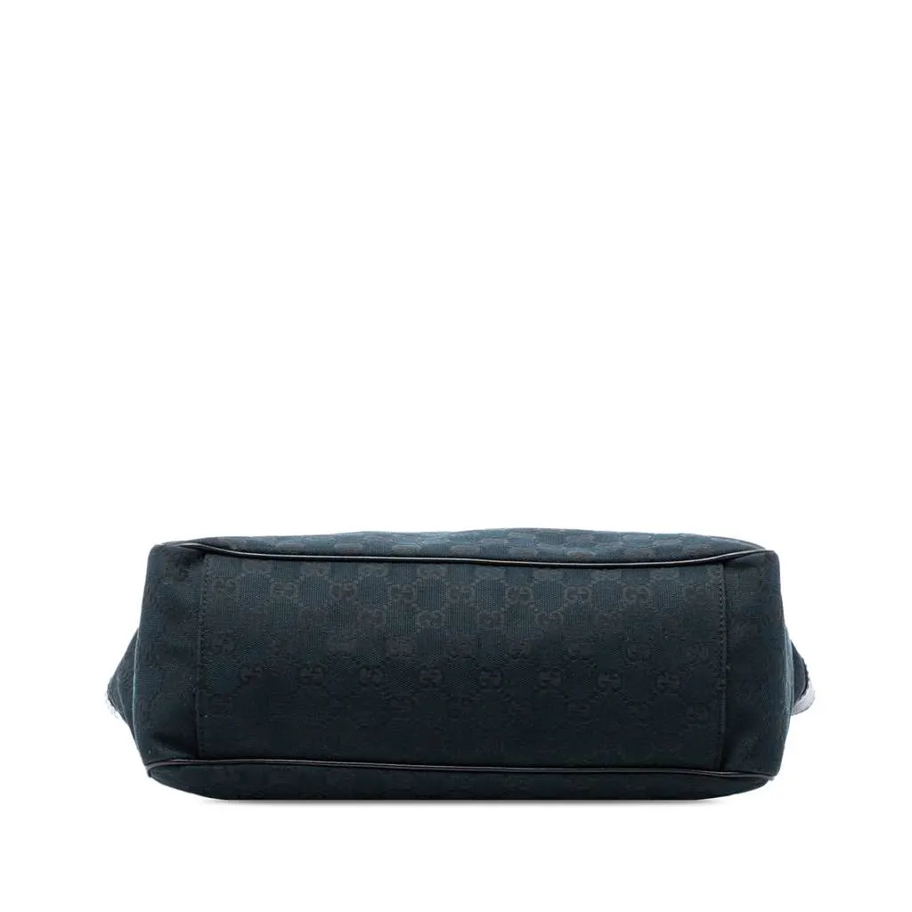 Gucci Medium GG Canvas Positano Tote Black Canvas Very good - Inside View