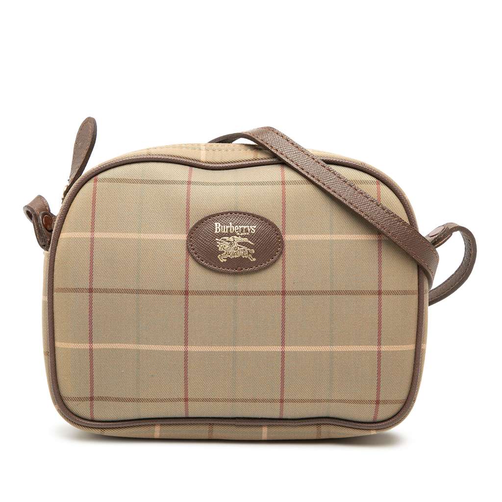 Burberry Vintage Check Canvas Crossbody