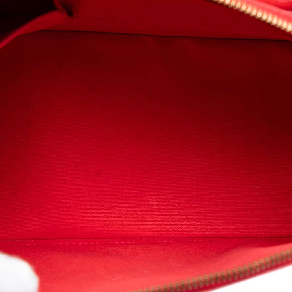 Louis Vuitton Monogram Vernis Alma PM Orange Leather Good condition - Model View