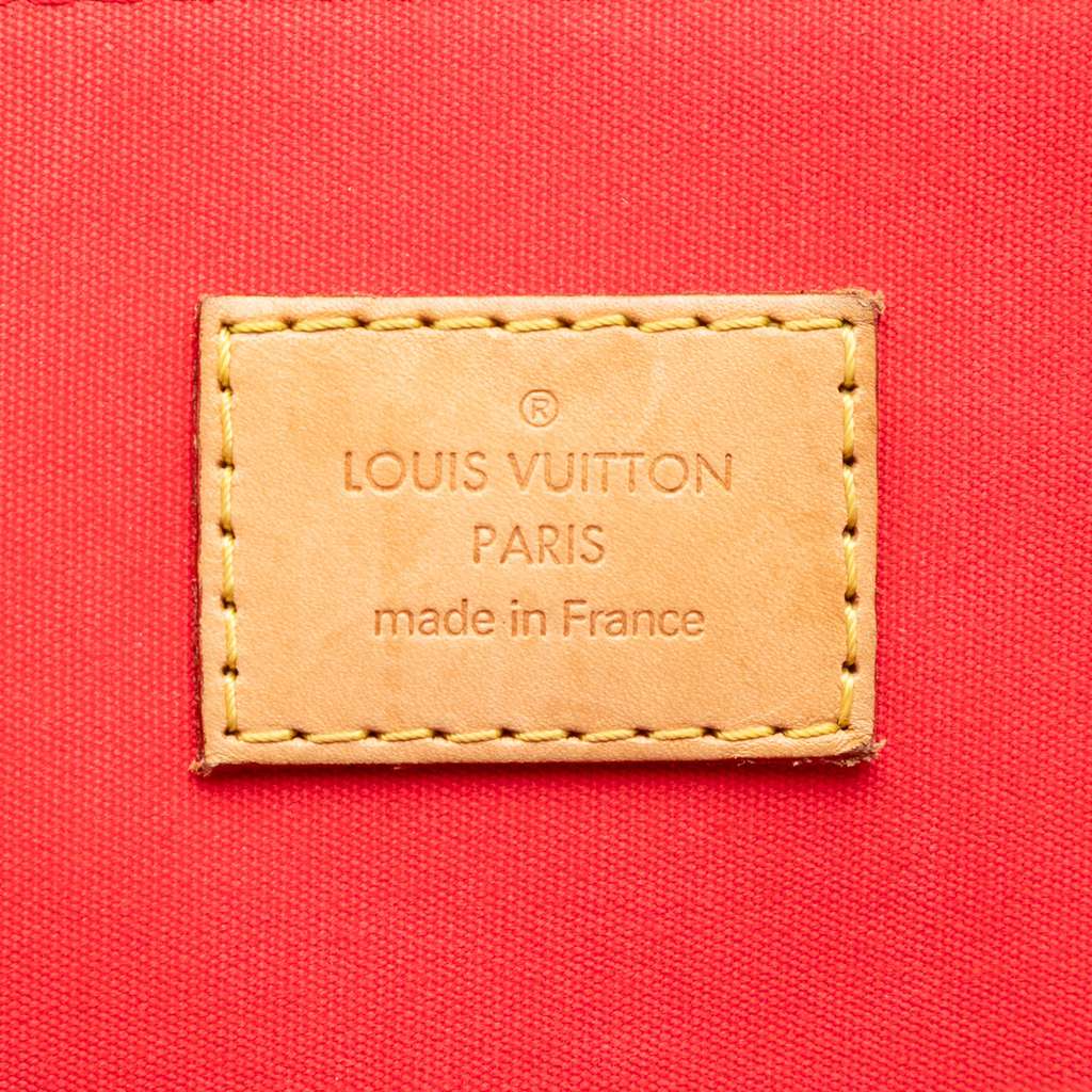Louis Vuitton Monogram Vernis Alma PM Orange Leather Good condition - Box View