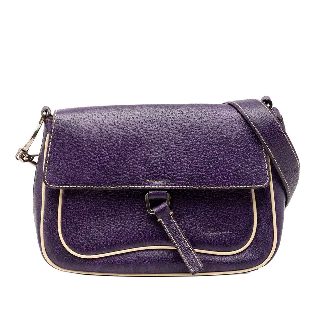 Prada حقيبة كتف Cinghiale ذات غطاء قلاب