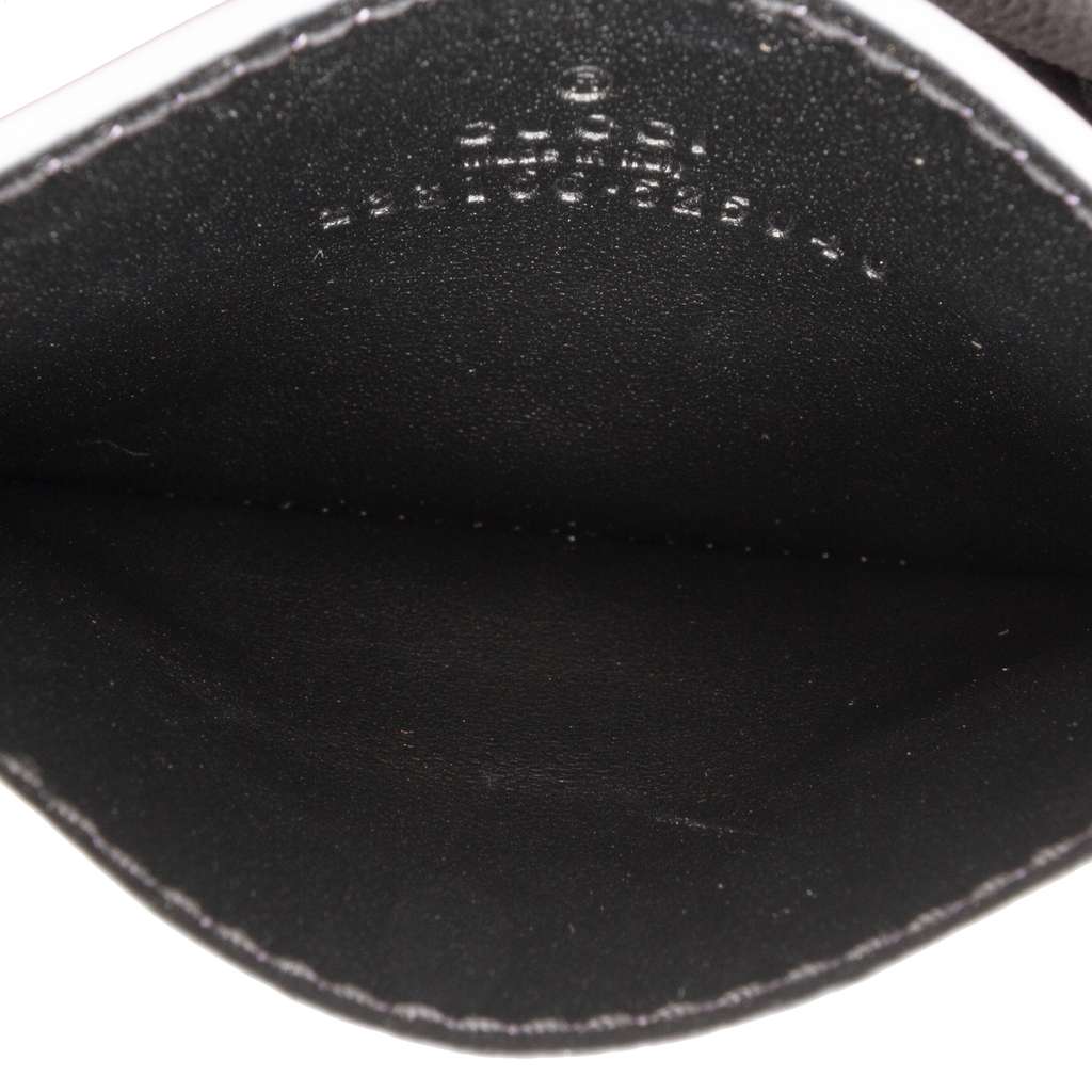 Gucci Guccissima Card Holder Purple Leather Very good condition - Model View