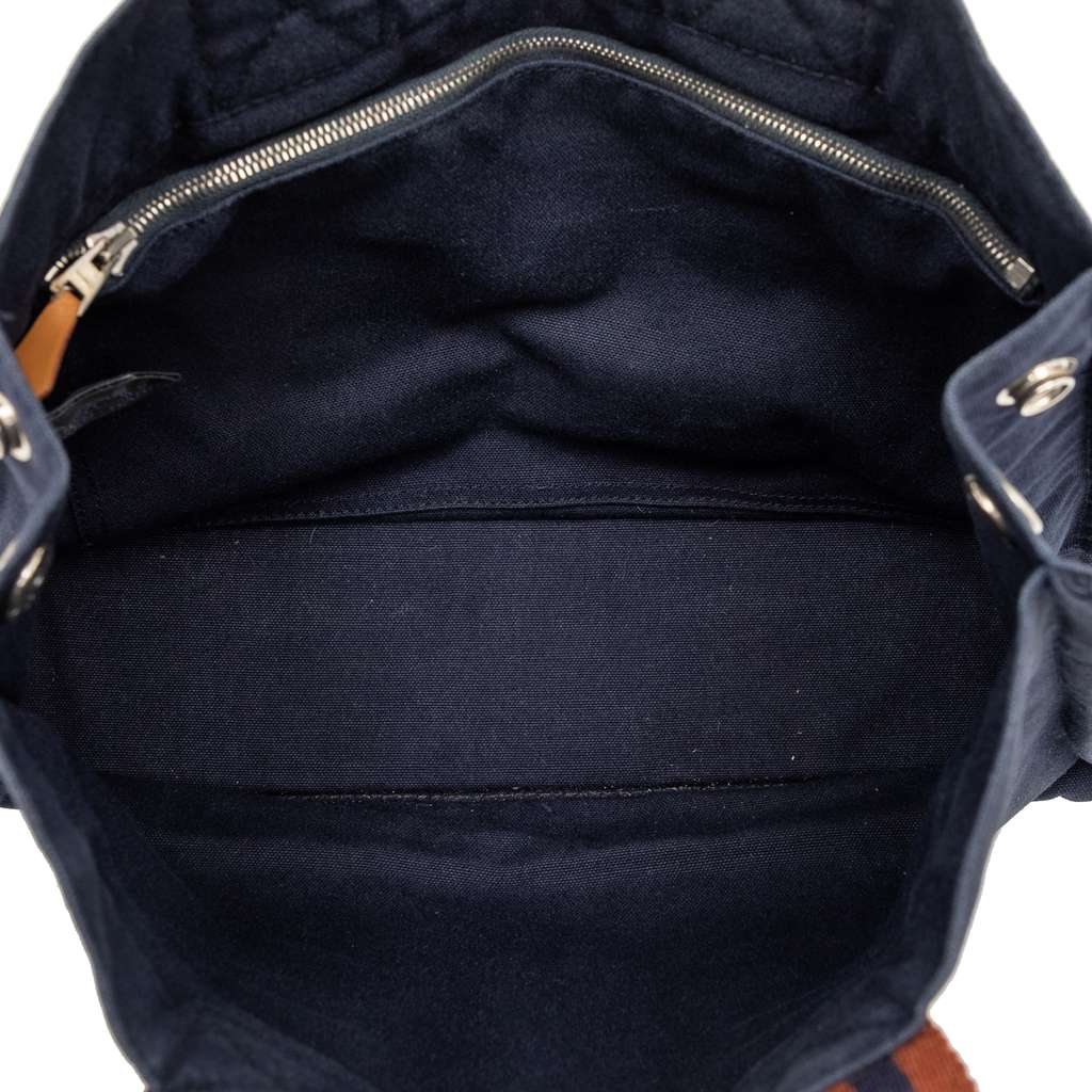 Hermès Canvas Fourre Tout PM Blue Canvas Good condition - Model View