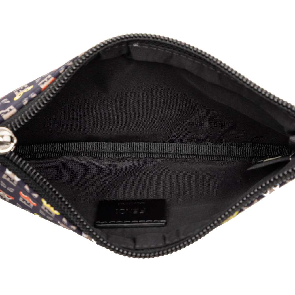 Fendi Canvas Monster Clutch Black Canvas Good condition - Model View